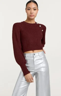 Cinq à Sept Keren Pullover Oxblood