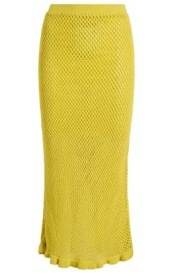 Cinq à Sept Kerry Knit Skirt Pomelo Discount