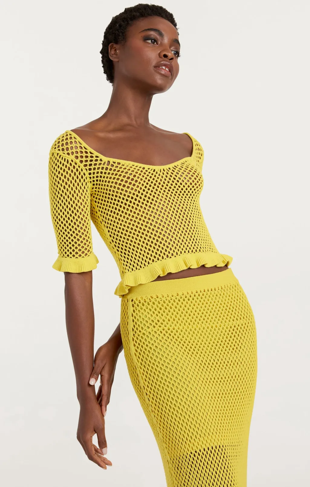 Cinq à Sept Kerry Knit Top Pomelo Clearance