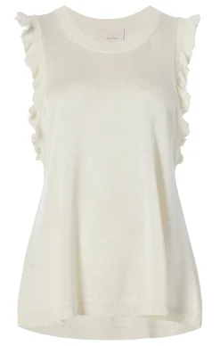 Cinq à Sept Knit Lenore Top Ivory Sale