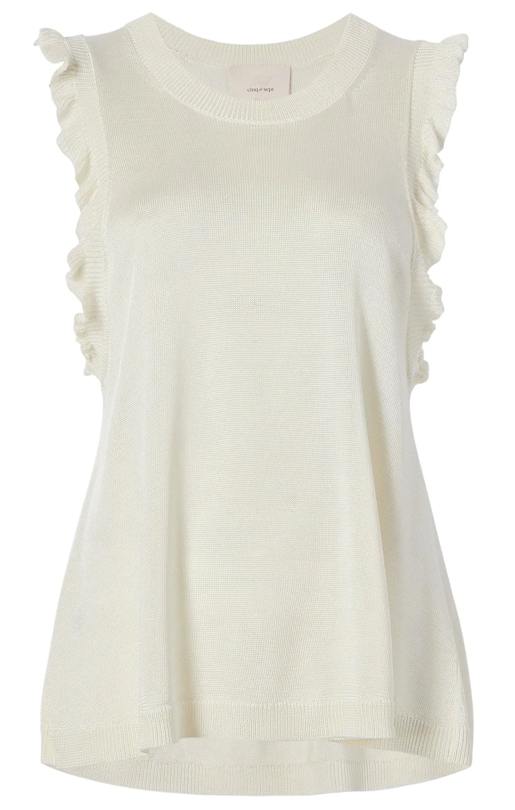 Cinq à Sept Knit Lenore Top Ivory Sale