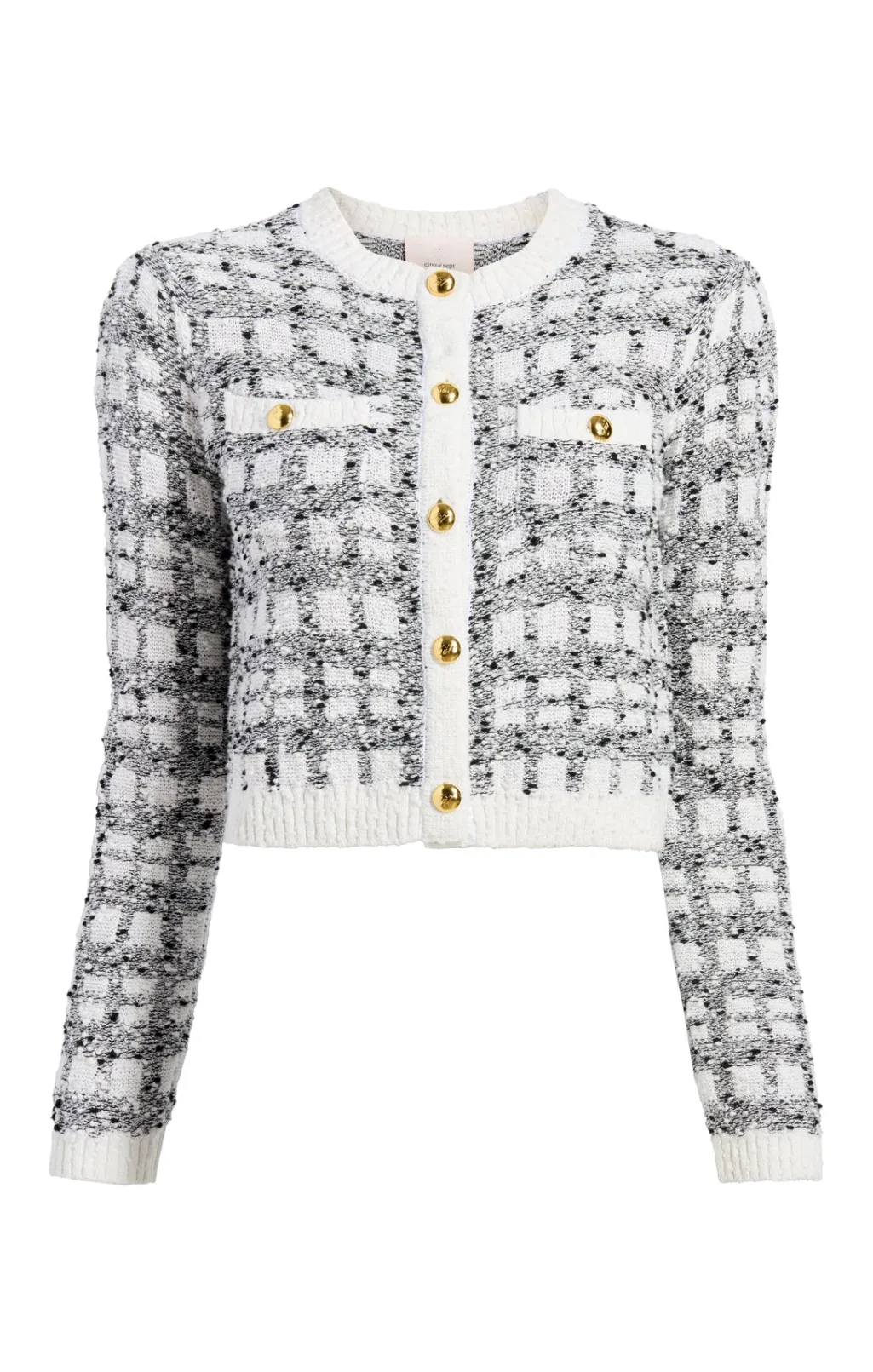 Cinq à Sept Kori Cardigan Black/white