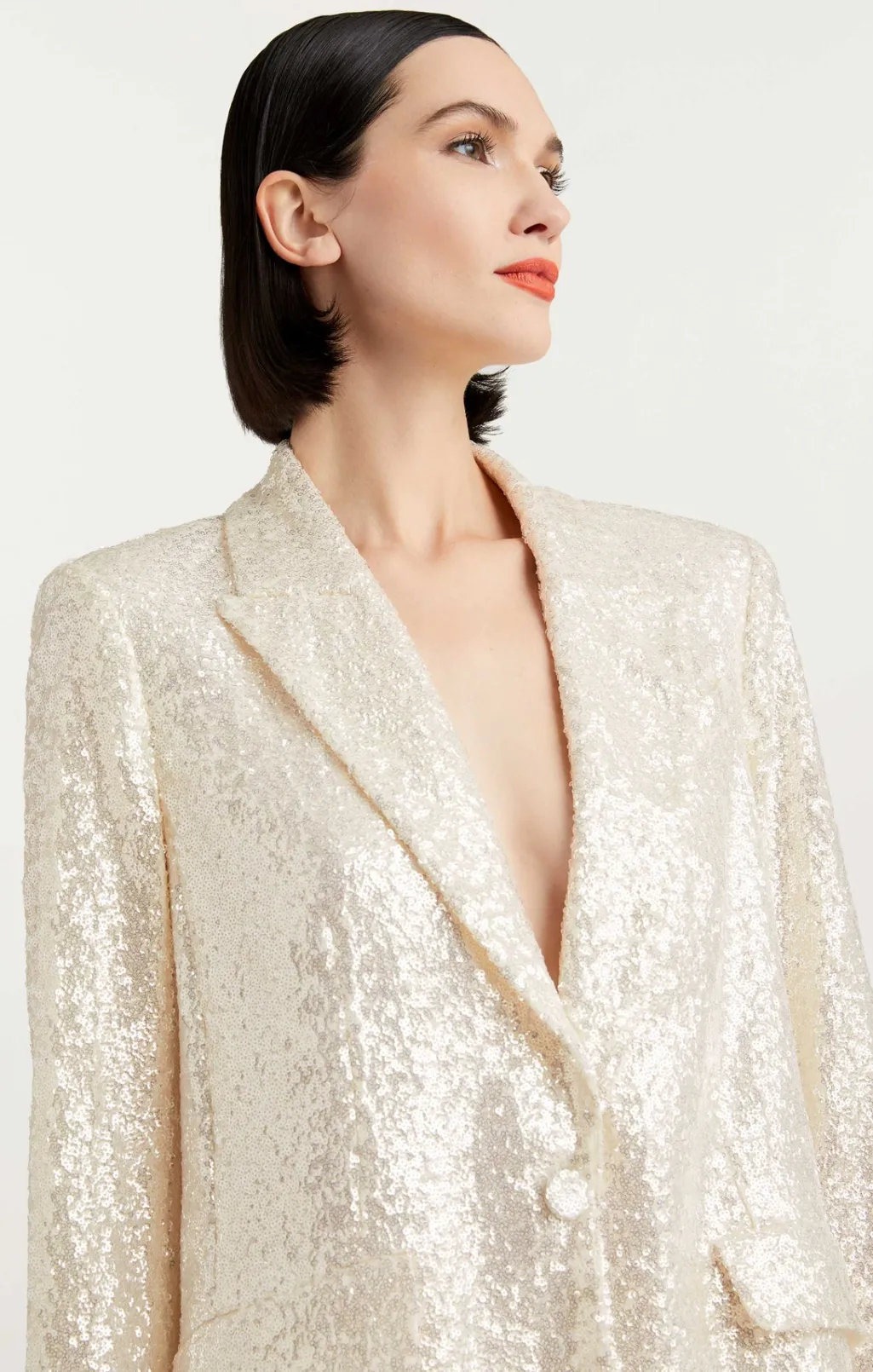 Cinq à Sept Kristy Blazer Alabaster Hot