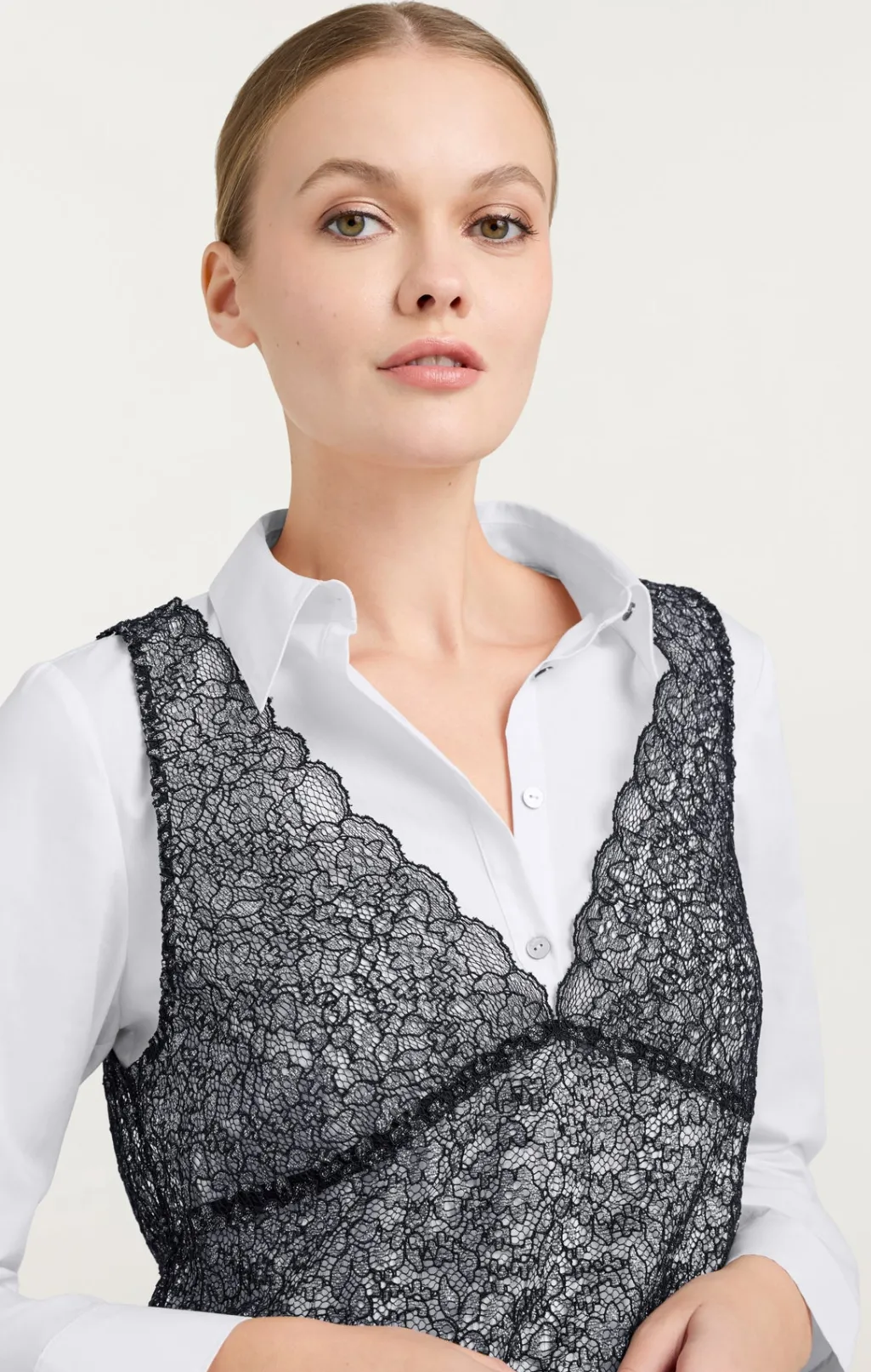 Cinq à Sept Lace Catilina Dress Black/White Clearance