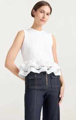 Cinq à Sept Landri Top White Best