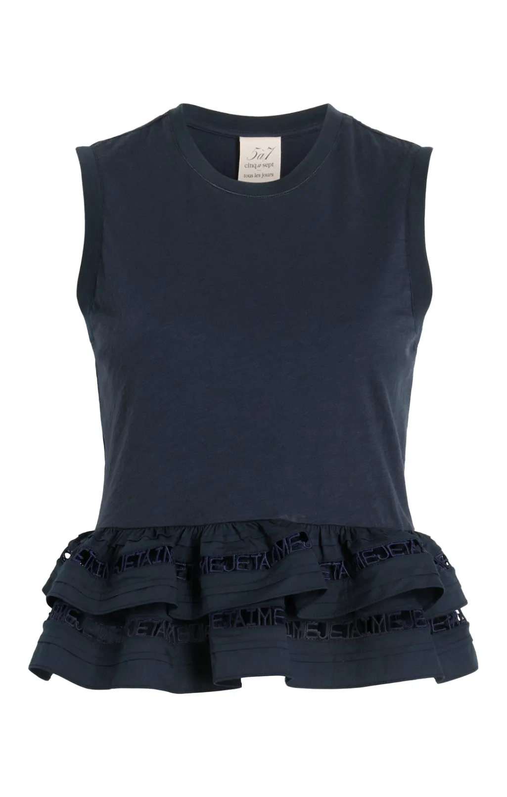 Cinq à Sept Landri Top Navy Hot
