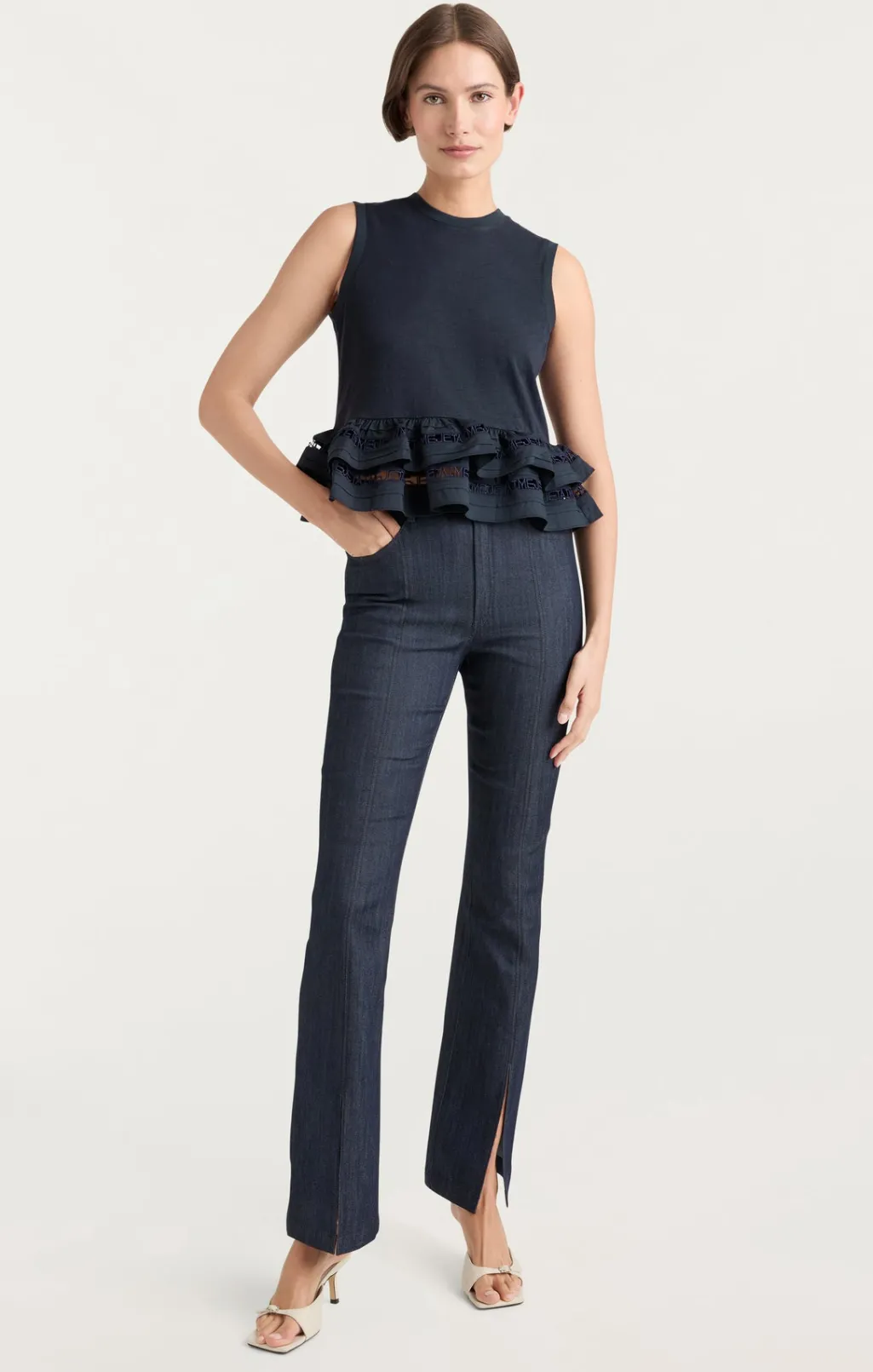 Cinq à Sept Landri Top Navy Hot