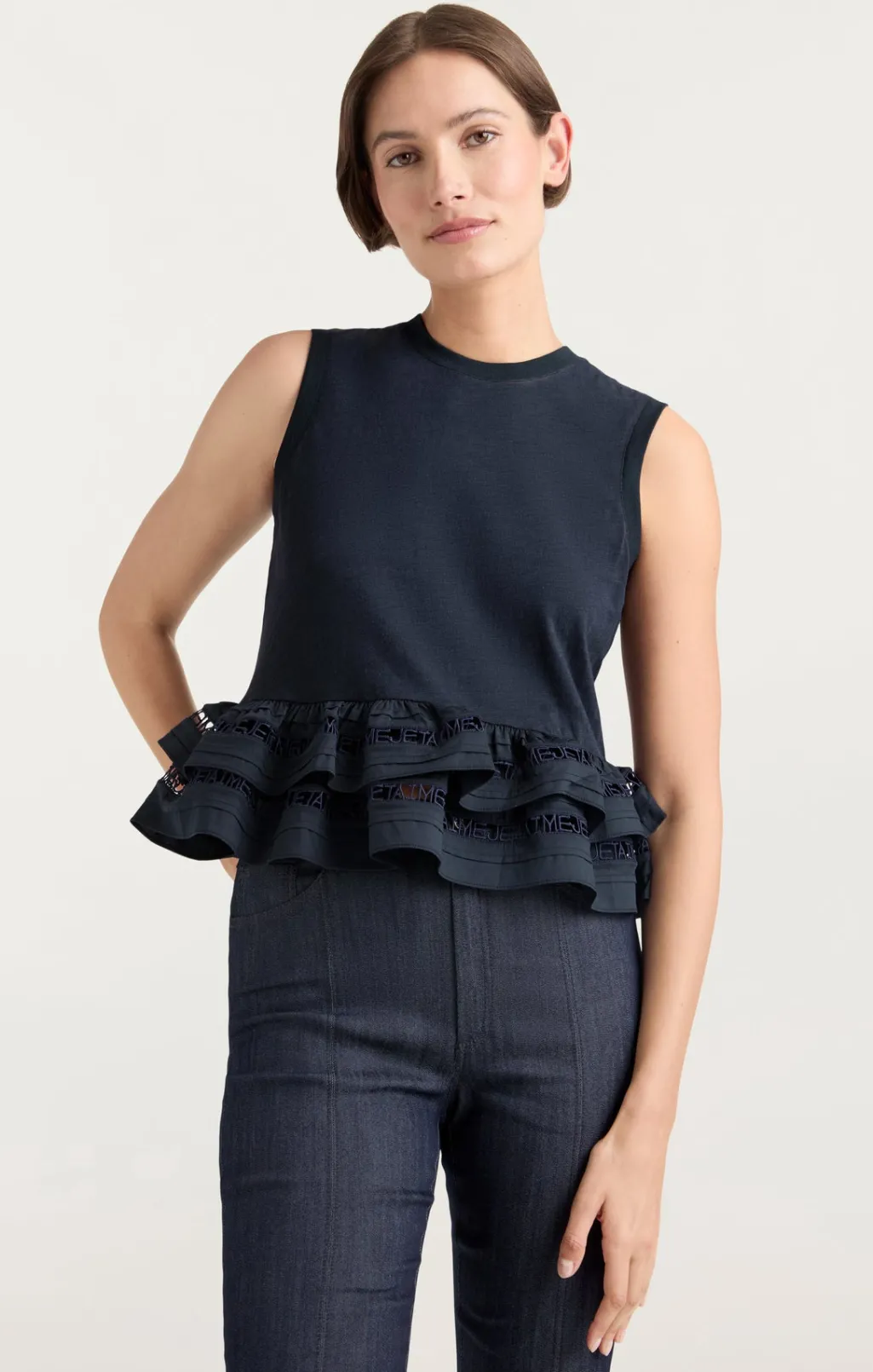 Cinq à Sept Landri Top Navy Hot