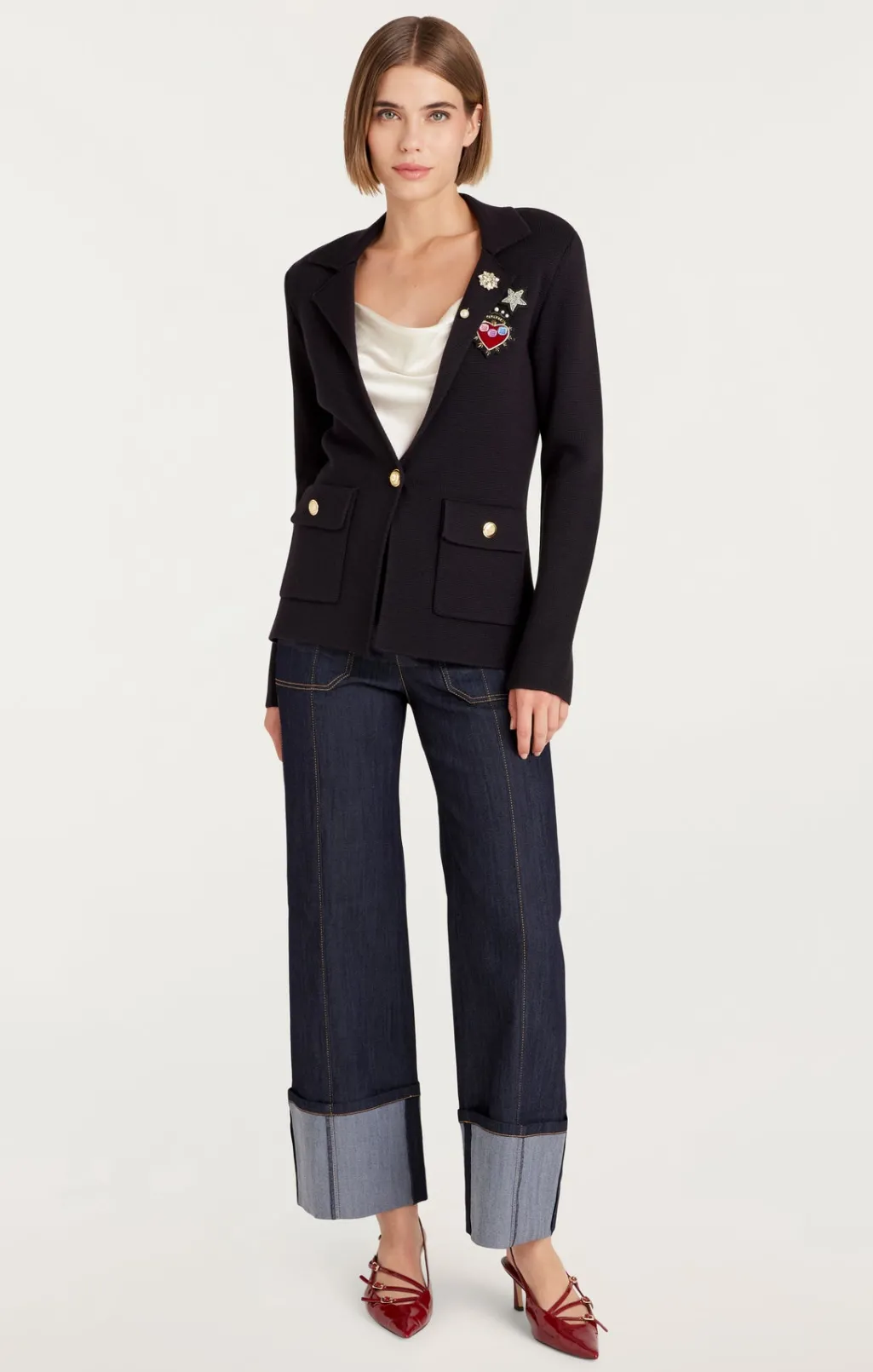 Cinq à Sept Laynee Blazer Navy