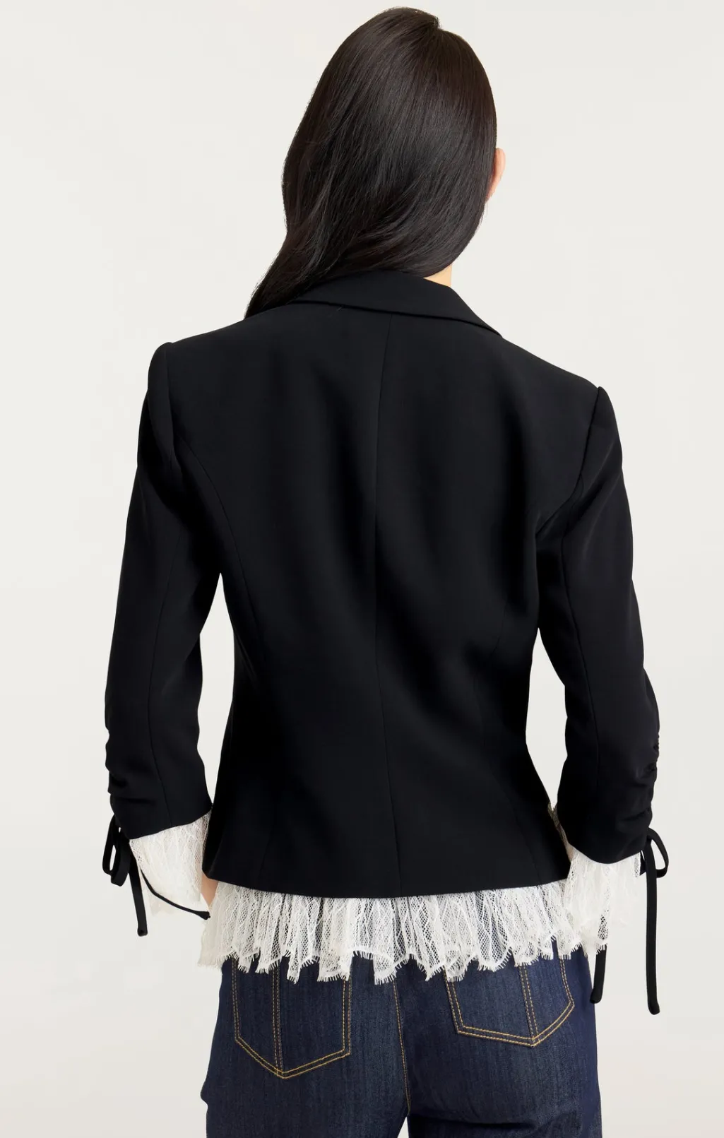 Cinq à Sept Le Petit Roxie Blazer Black/Ivory