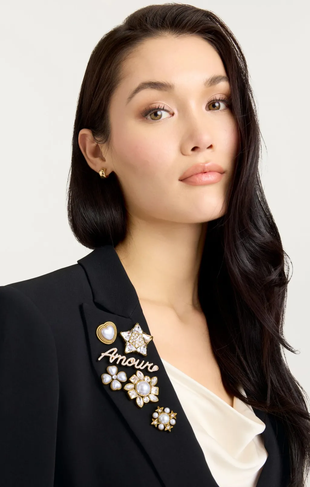Cinq à Sept Le Petit Roxie Blazer Black/Ivory