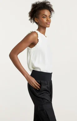 Cinq à Sept Lenore Top Ivory Clearance