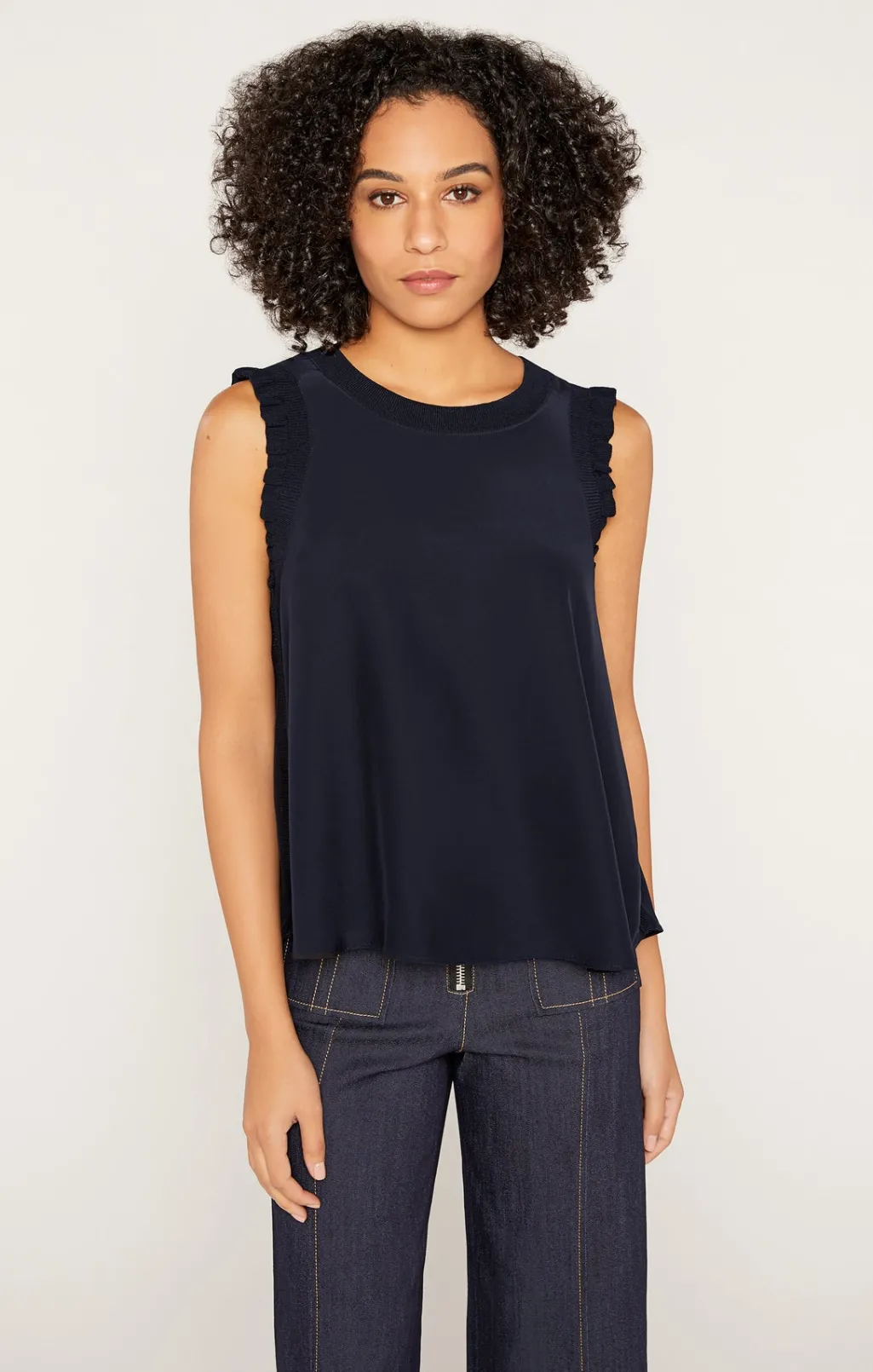 Cinq à Sept Lenore Top Navy Online