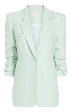 Cinq à Sept Linen Kylie Blazer MintyDelight Sale