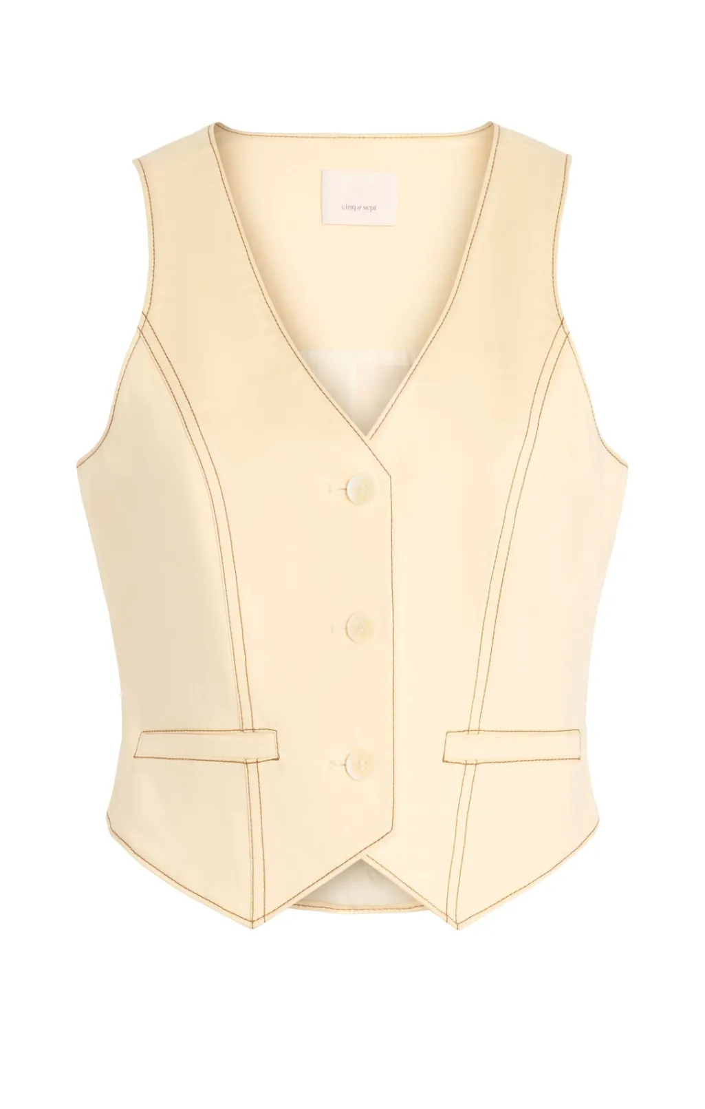 Cinq à Sept Lio Vest Gardenia New