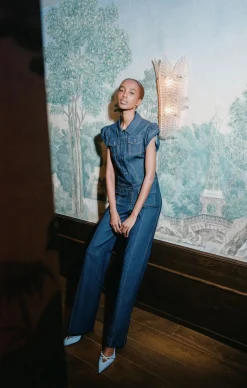 Cinq à Sept Long Azure Pant Indigo New