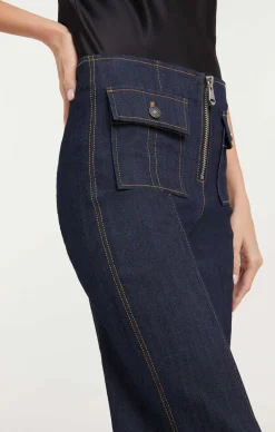 Cinq à Sept Long Azure Pant Indigo New