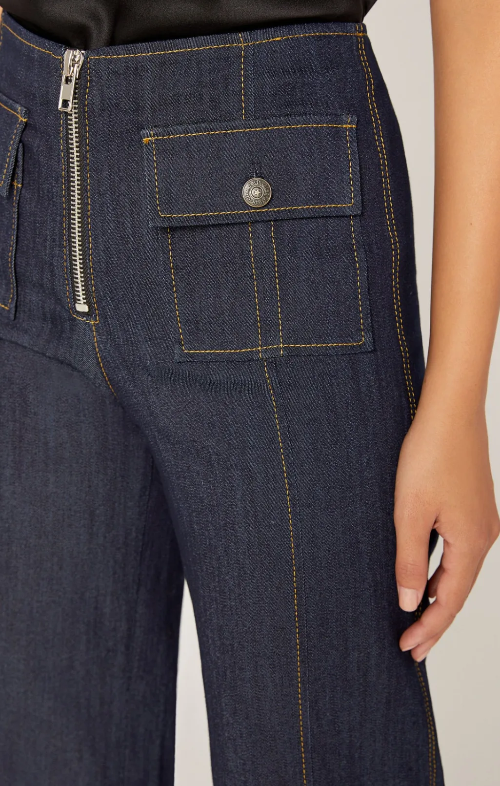 Cinq à Sept Long Azure Pant Indigo New