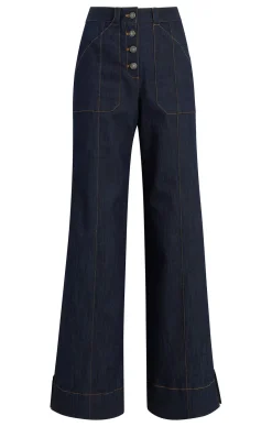 Cinq à Sept Long Benji Pant Indigo Best