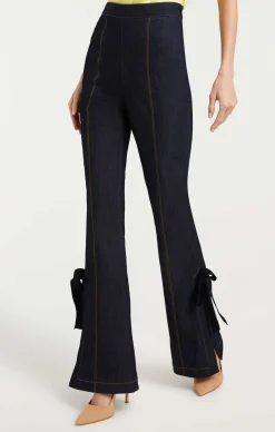 Cinq à Sept Long Lou Pant Indigo Outlet