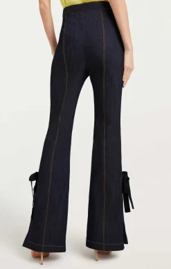 Cinq à Sept Long Lou Pant Indigo Outlet