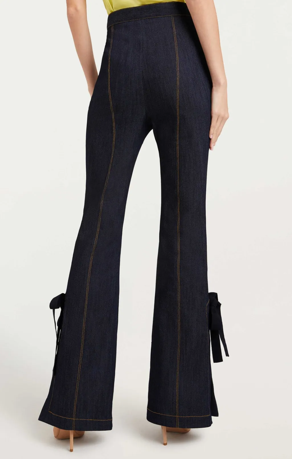 Cinq à Sept Long Lou Pant Indigo Outlet