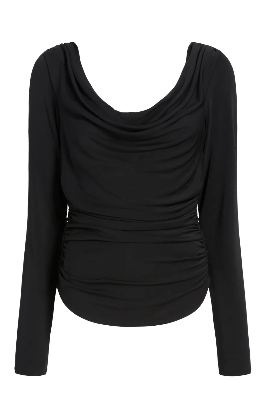 Cinq à Sept Long Sleeve Cherise Top Black New