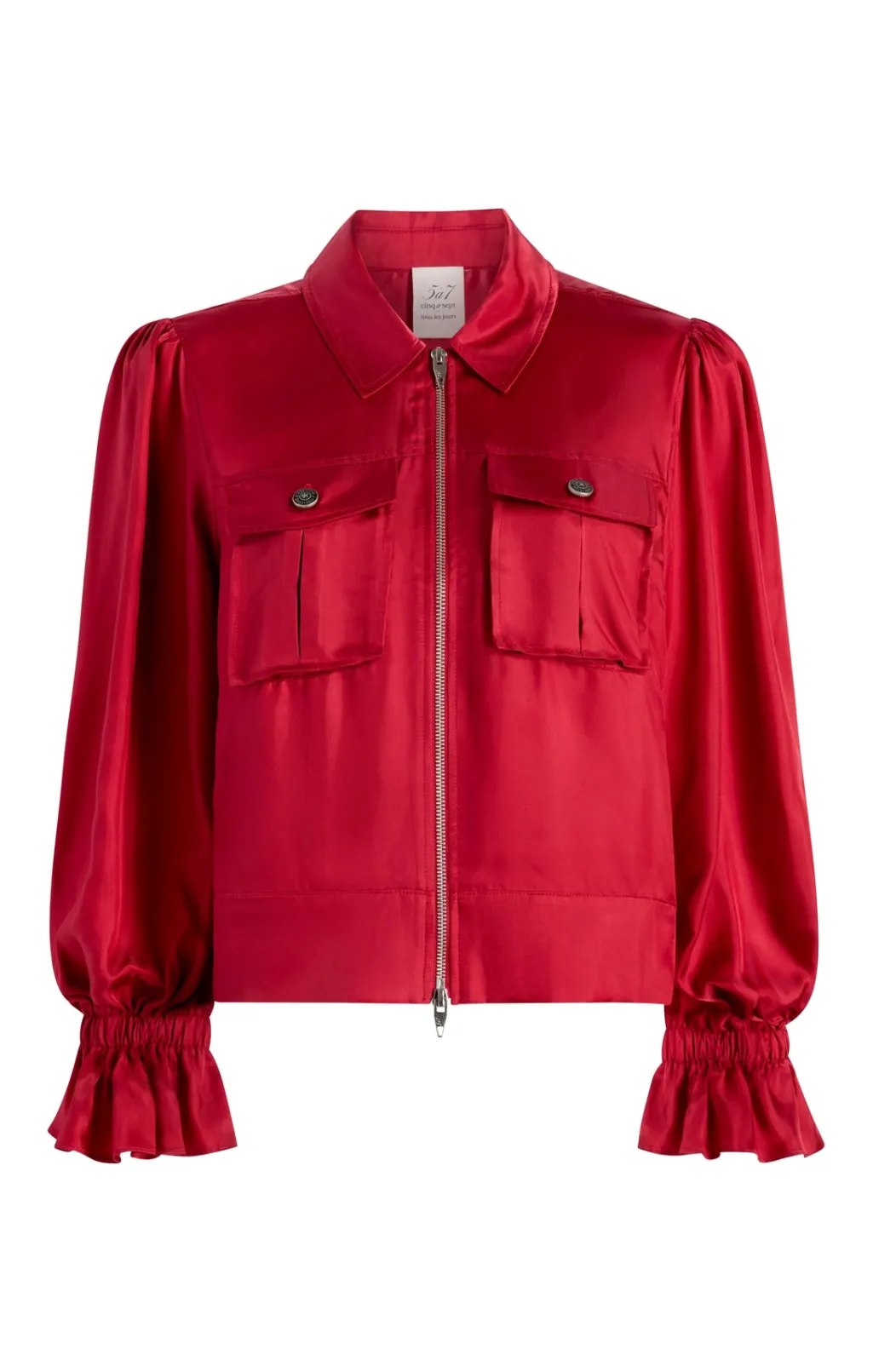 Cinq à Sept Long Sleeve Holly Jacket RedCurrant Discount