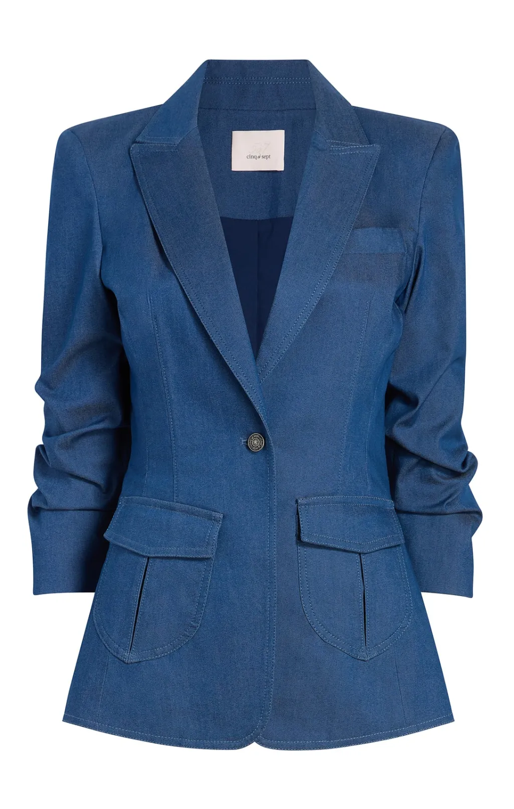 Cinq à Sept Louisa Blazer AegeanBlue Discount