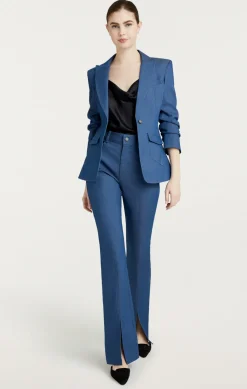 Cinq à Sept Louisa Blazer AegeanBlue Discount