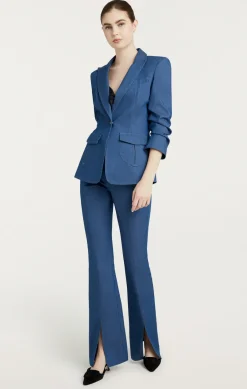 Cinq à Sept Louisa Blazer AegeanBlue Discount