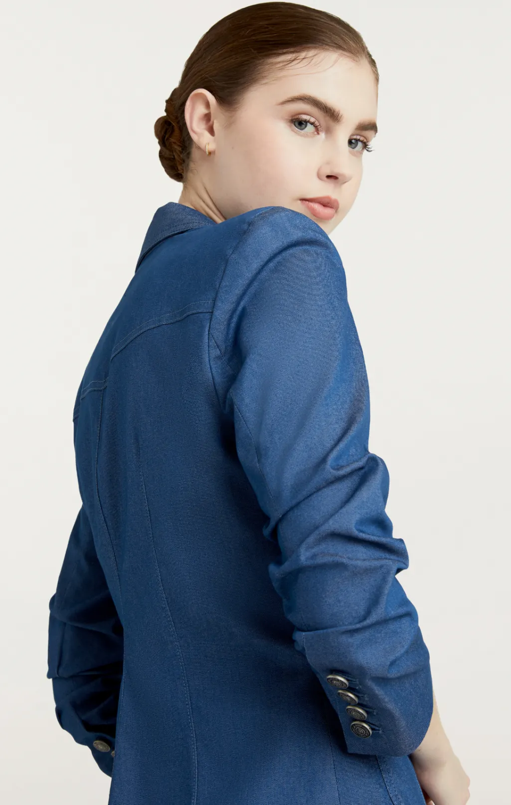 Cinq à Sept Louisa Blazer AegeanBlue Discount
