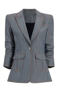 Cinq à Sept Louisa Blazer LightIndigo Best