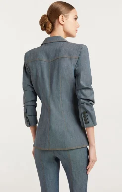 Cinq à Sept Louisa Blazer LightIndigo Best