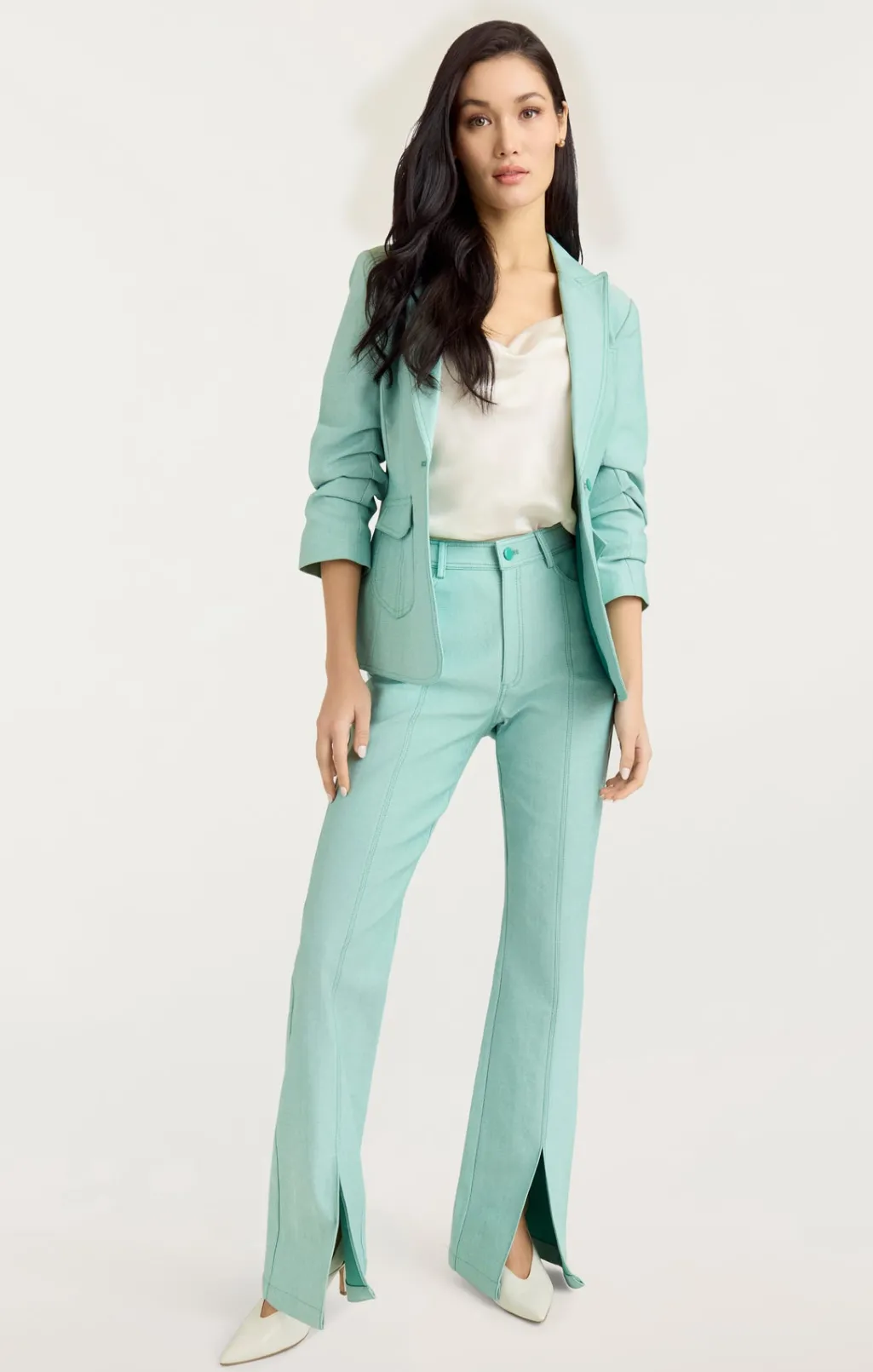 Cinq à Sept Louisa Jacket LightMarineGreen