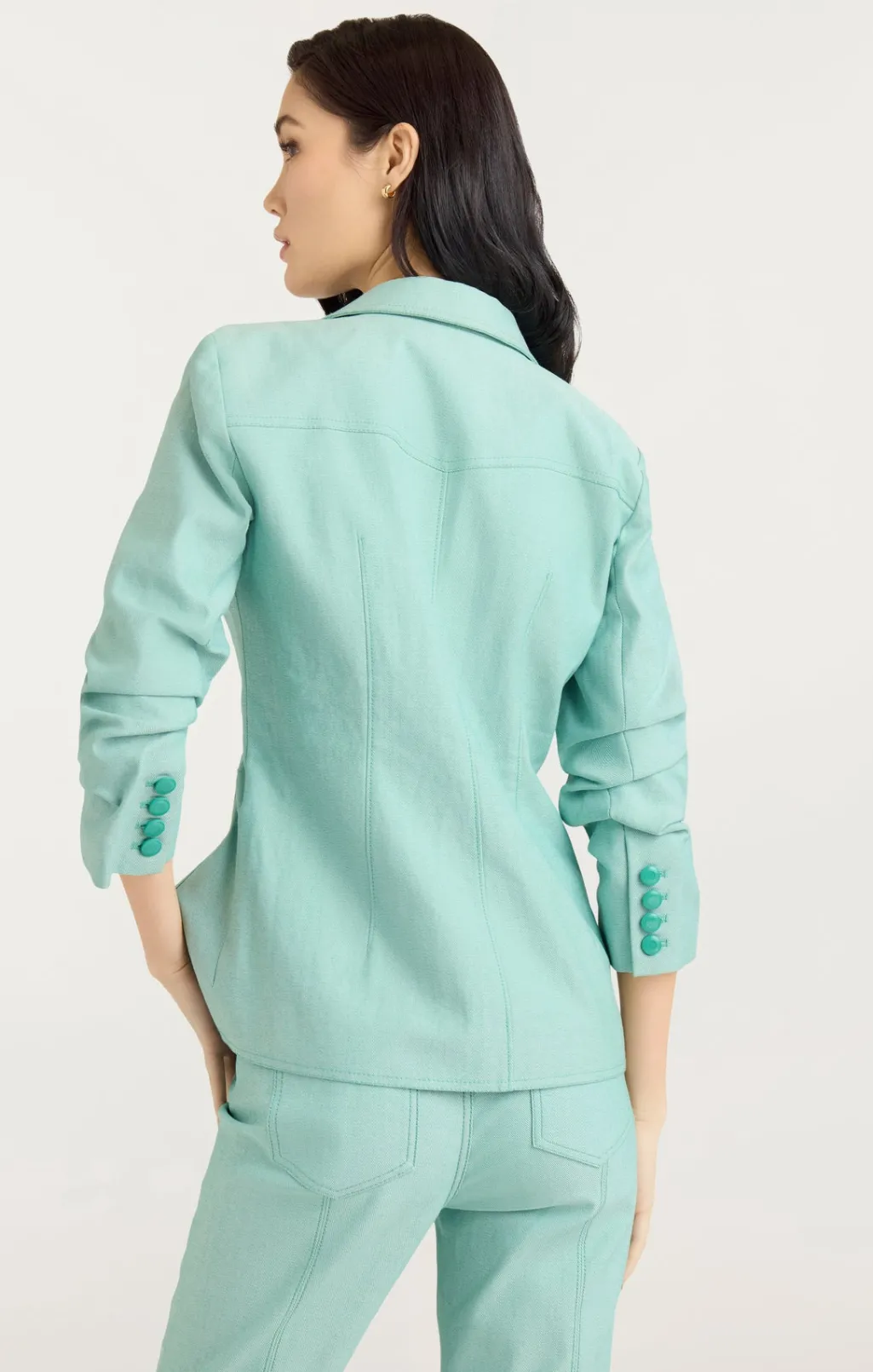 Cinq à Sept Louisa Jacket LightMarineGreen
