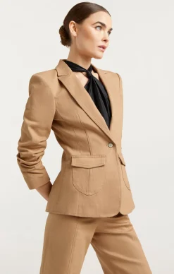 Cinq à Sept Louisa Jacket Sahara Sale