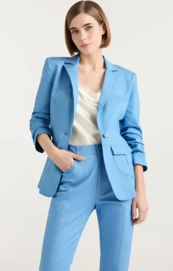 Cinq à Sept Louisa Jacket BlissfulBlue Clearance