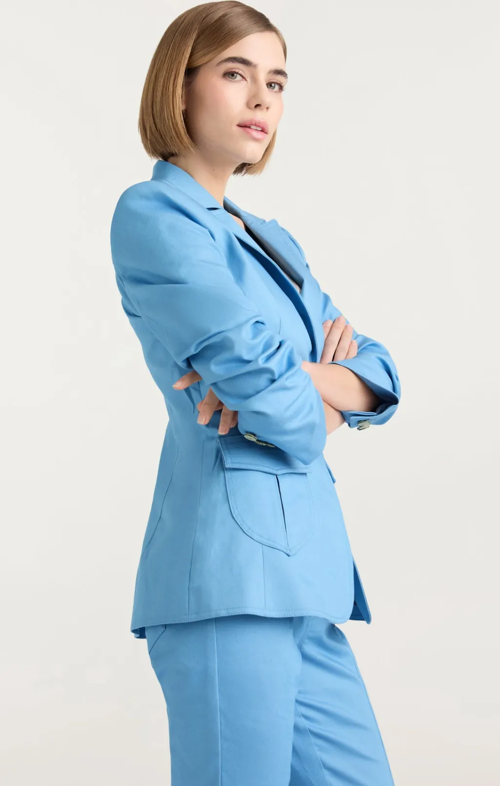 Cinq à Sept Louisa Jacket BlissfulBlue Clearance