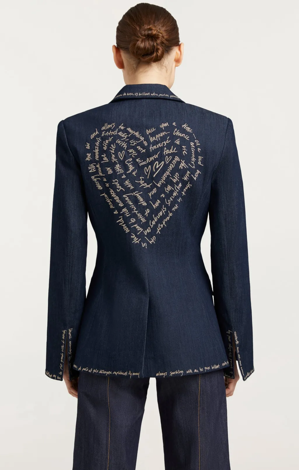 Cinq à Sept Love Letter Denim Cheyenne Blazer Indigo Online