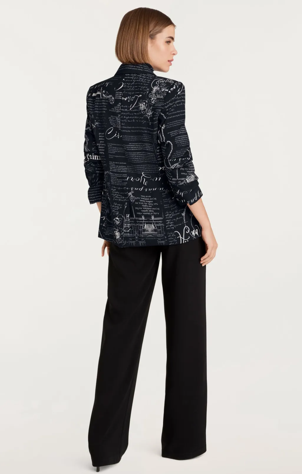 Cinq à Sept Love Stories Kylie Blazer Black/White New