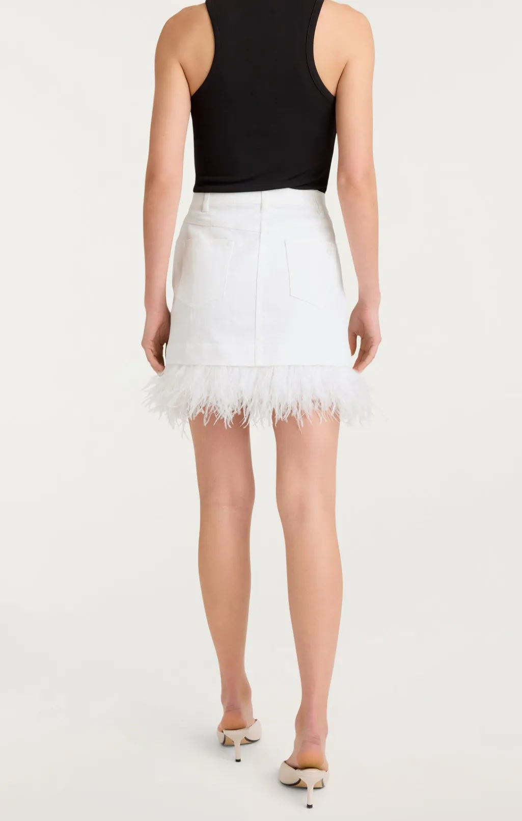 Cinq à Sept Luca Skirt White
