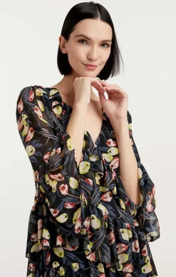 Cinq à Sept Lucie Dress BlackMulti Hot