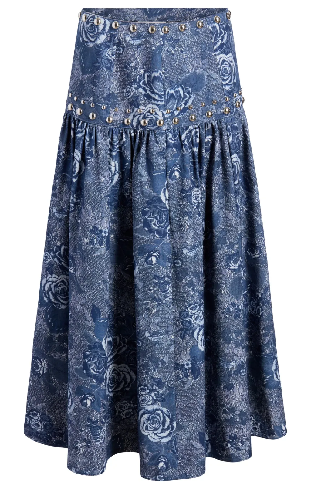 Cinq à Sept Maia Skirt IndigoMulti Discount