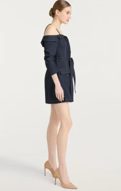 Cinq à Sept Malinda Dress Indigo New