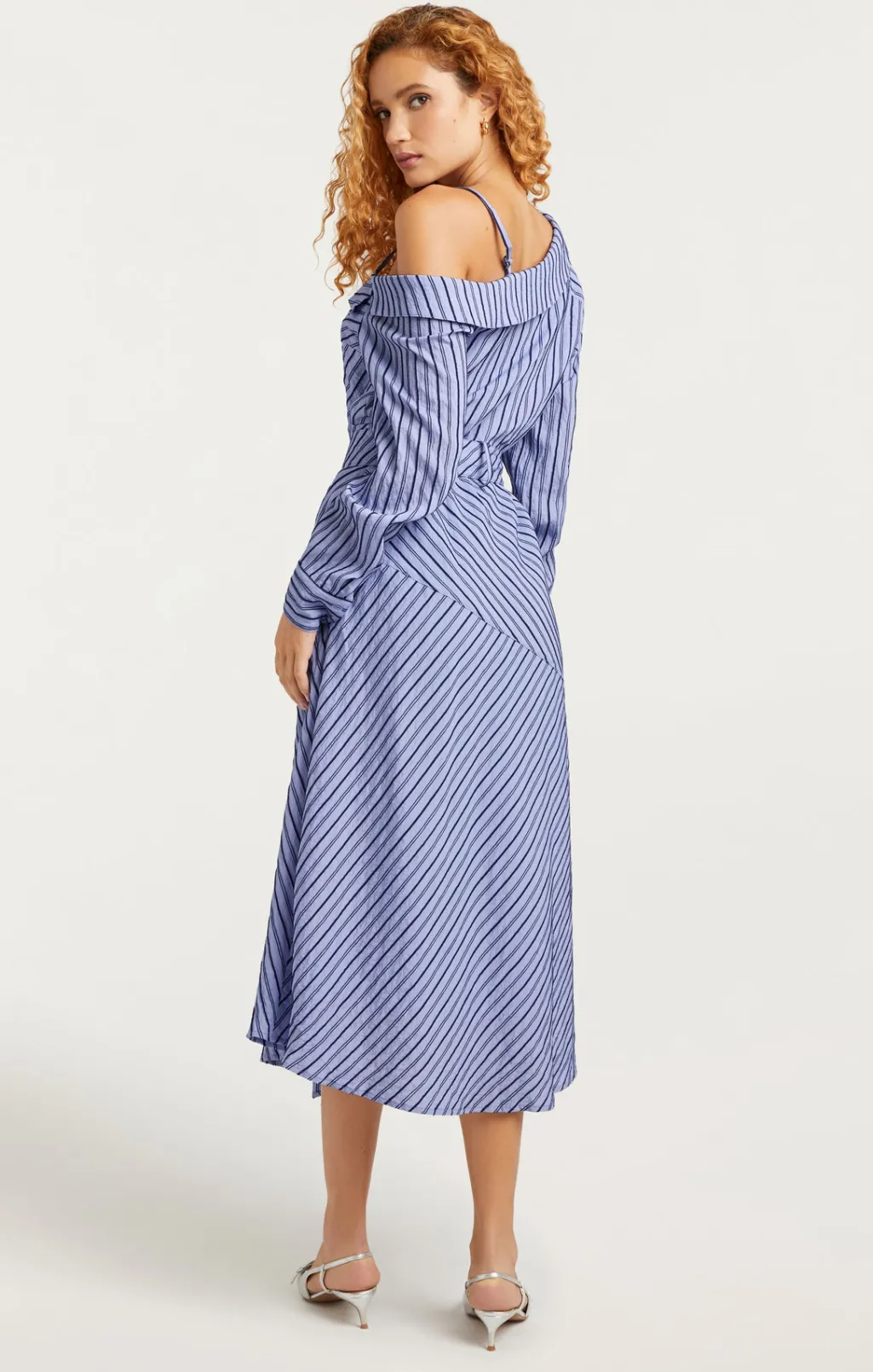 Cinq à Sept Marcella Dress Navy/raincloud Clearance