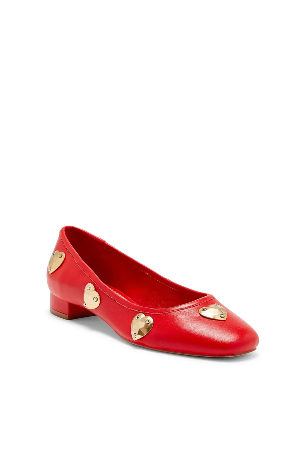 Cinq à Sept Marin Block Heel Ballet Pump Cardinal/Gold Online