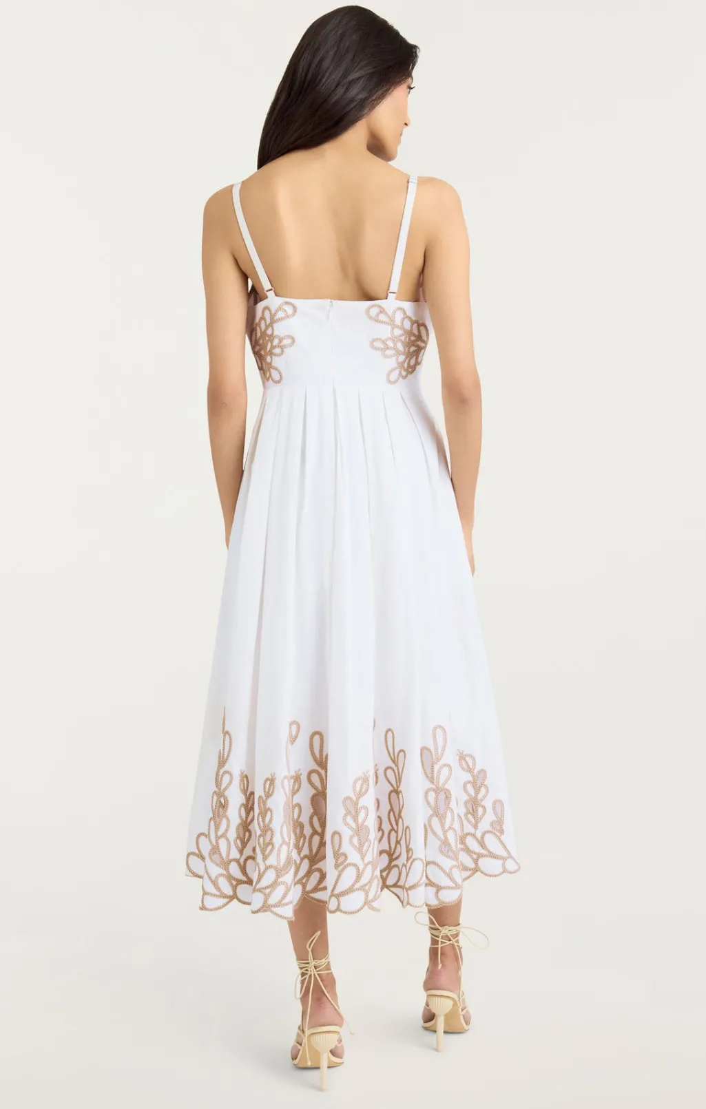 Cinq à Sept Maude Dress White/Khaki Best
