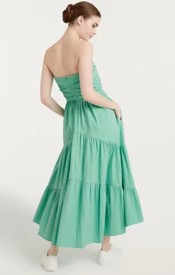 Cinq à Sept Maurice Dress Cyan/LimaBean Sale