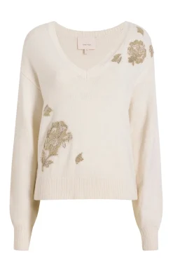 Cinq à Sept Maybelline Pullover Ivory/silver